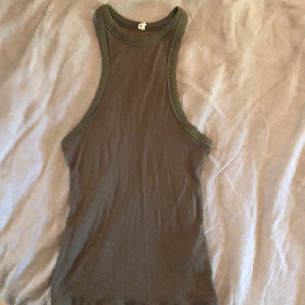 Forest green top